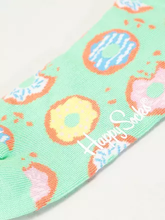 HAPPY SOCKS | Damen Socken 36-40 DONUT light green | 